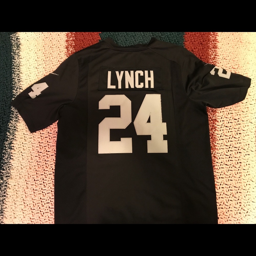 Oakland Raiders Marshawn Lynch Jersey Men’s Small